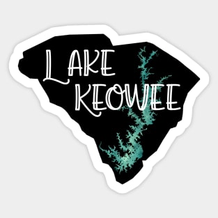 Lake Keowee over South Carolina Sticker